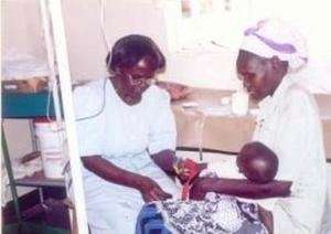 Nurse provides medical care