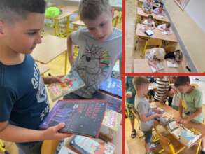 Books given to schools in Poland