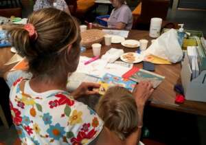 Reading in a day care center