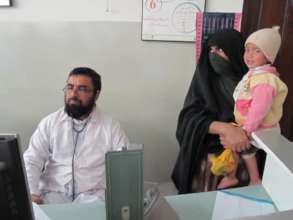 Patient providing vitals