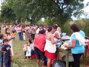 We prioritize the food for the children