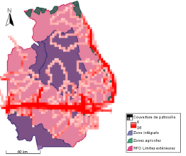 2018 patrol locations in Okapi Wildlife Reserve