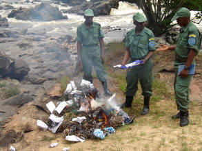 Destroying Snares Collected in the Reserve