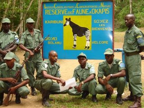 ICCN Guards that Patrol the Okapi Wildlife Reserve