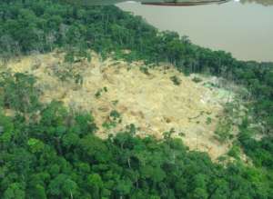 Evacuated Mining Camp in Okapi Faunal Reserve