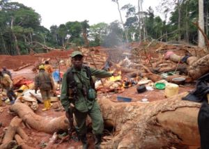 ICCN Rangers close down gold mines while on patrol
