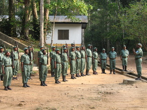 ICCN Rangers Training at Epulu, DR Congo