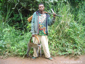 poacher in Eastern DR Congo