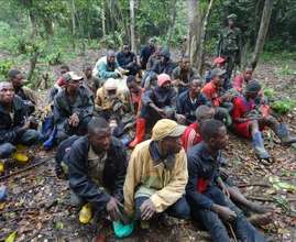 Mining Camp Evacuees