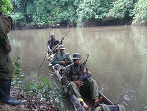ICCN Rangers Patrolling in the Reserve