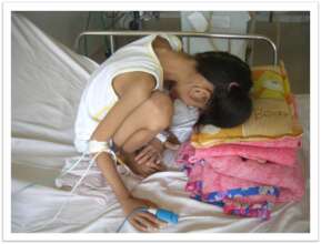 Young girl receives help, IMCI is a lifesaver!