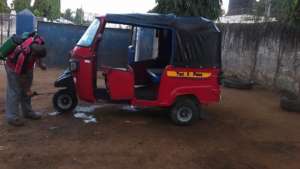 Making sure our Tuk Tuks are in good order!