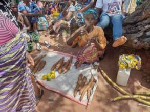 SRHR in refugee market in Kikongo camp Kalemie