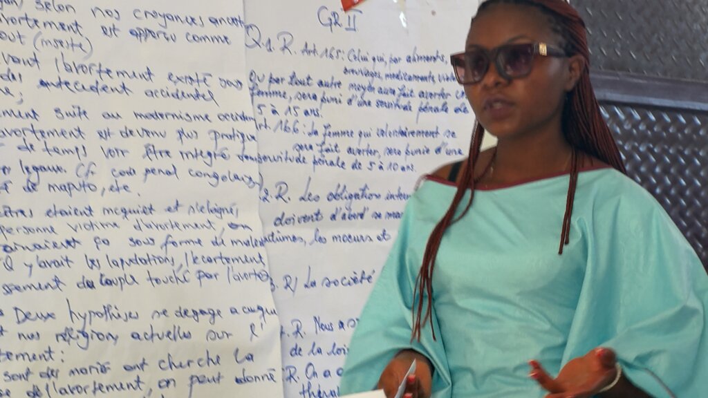 Support the reduction of abortion stigma Goma DRC