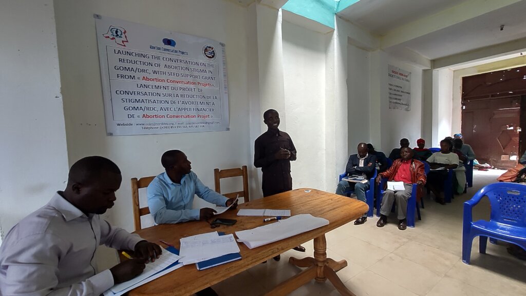 Support the reduction of abortion stigma Goma DRC