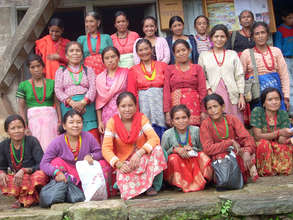 An ETC women's group in Dolakha