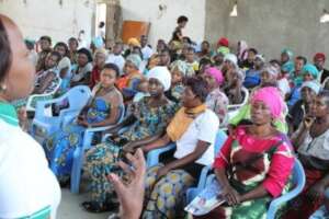 ensitization of women from the host community