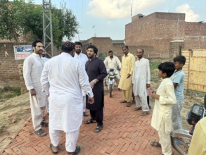 GTO Team visiting Constructed Road Area