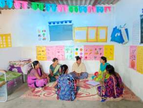 Sathi Samuha Members in Monthly Meeting