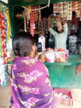 Sathi Samuha Member making payment through UPI