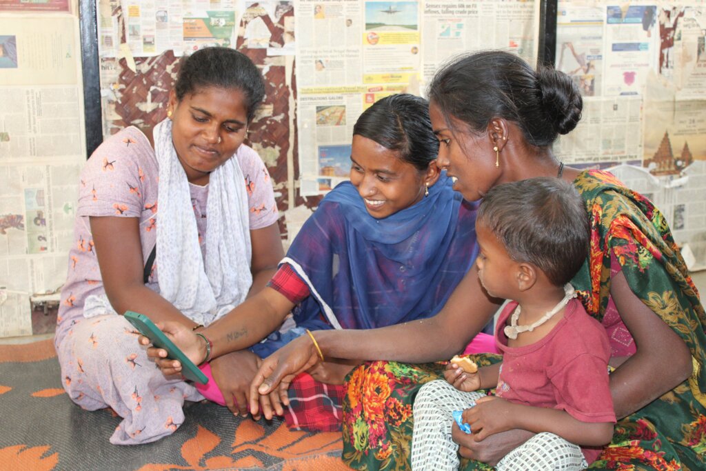 Gift Migrant Women a Mobile Phone