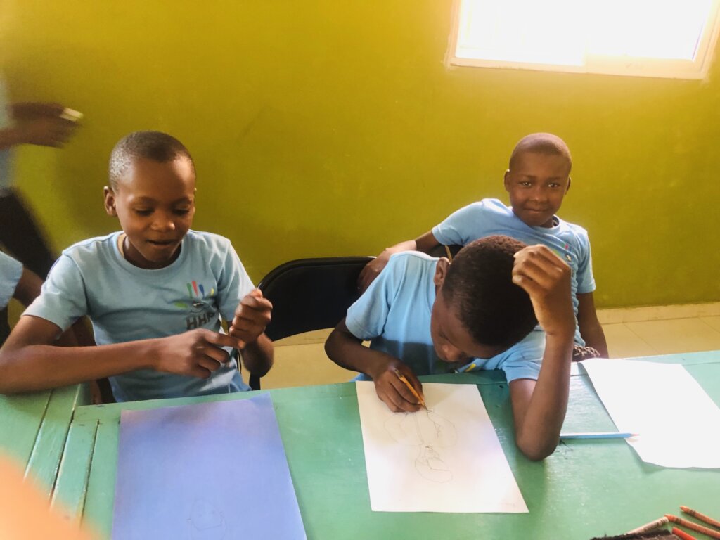 Students in the classroom