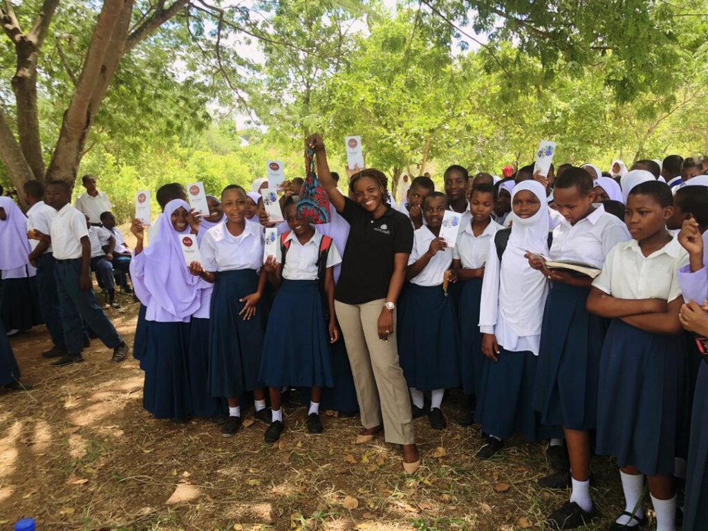 Support 5000 school girls with sanitary pads