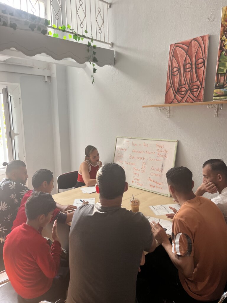 Addressing basic needs for refugees on Kos