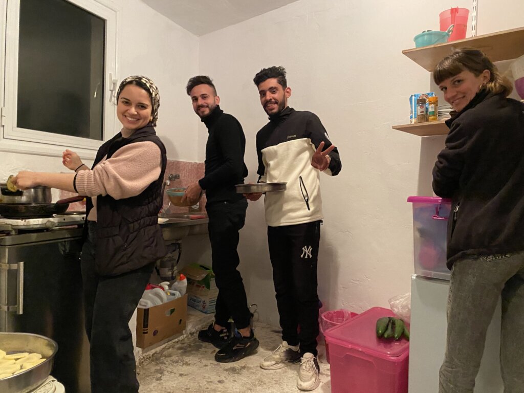 Addressing basic needs for refugees on Kos