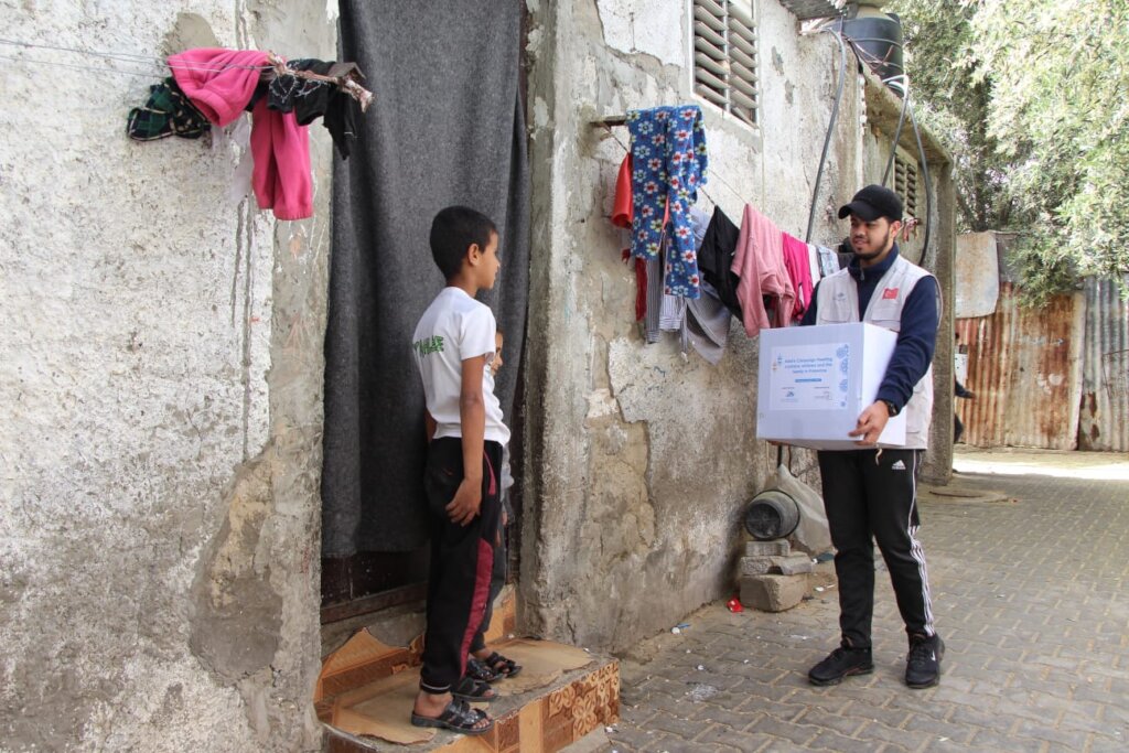 Relief Food Baskets For 300 Families In Gaza