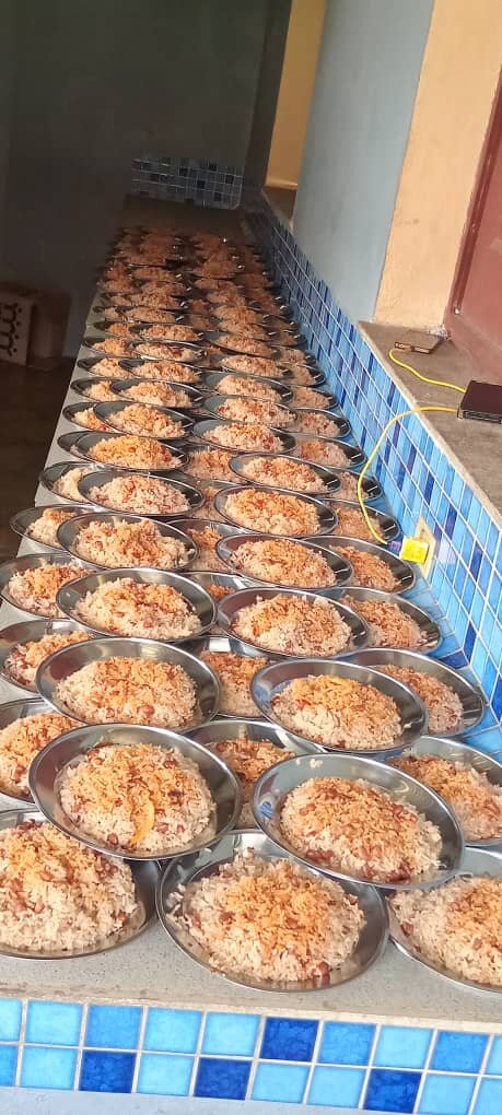Food ready to serve to the children