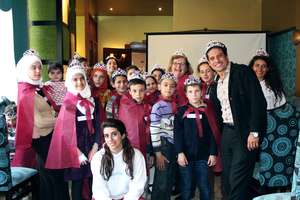 Training Syrian refugees in Cairo