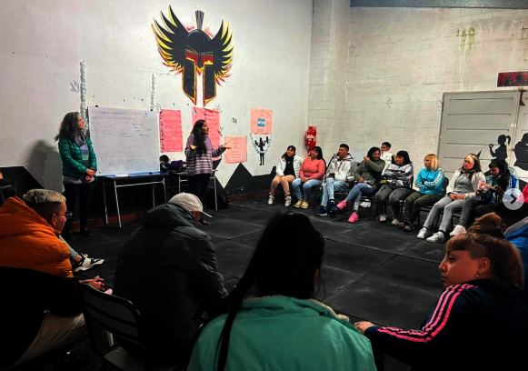 A workshop for 28 incarcerated people