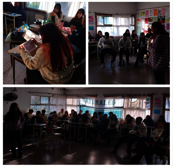 A workshop for 70 young adults in a high school