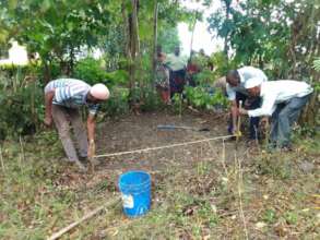 Setting the plot of compost heap