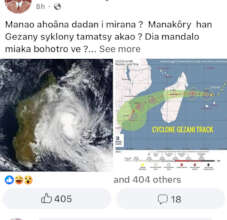 Cyclone Gezani Warning via Whatsapp