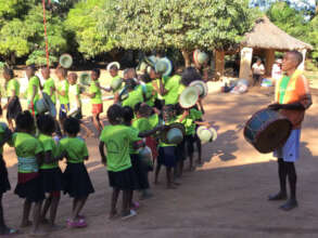 The now 'traditional' reforestation dance