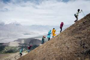 Ascend women hiking