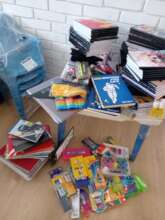 Donations of SCHOOL SUPPLIES