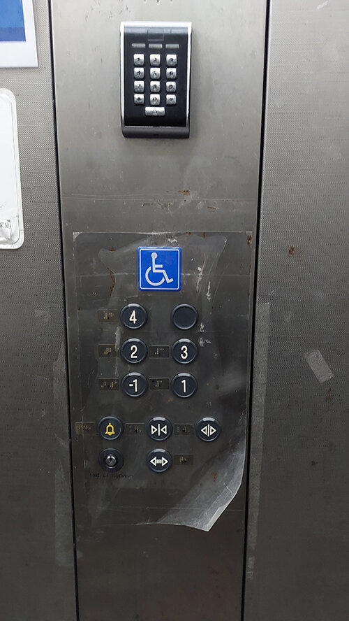 Elevator replacement of Jonah House