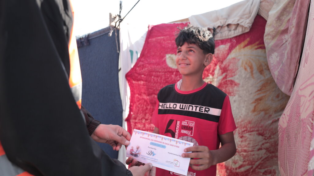 Sponsorships for 200 Orphans In Gaza And Syria