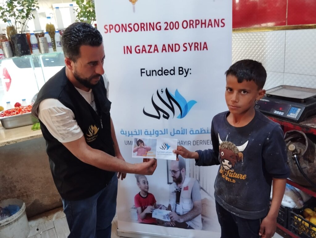 Sponsorships for 200 Orphans In Gaza And Syria