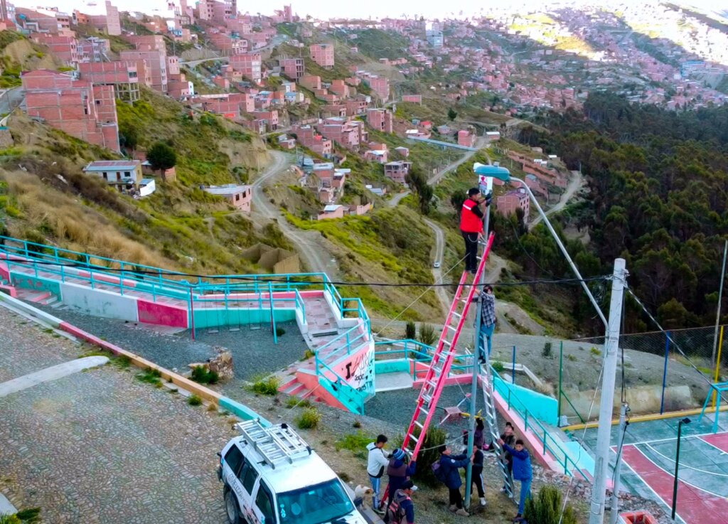 Installation of the alarm in Union Alianza