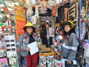 RH staff promoting the app in hardware stores
