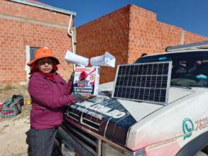 Solar-powered alert