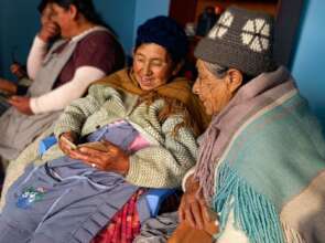 Members of the "Club de Madres Renacer"