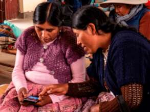 Women participating in a workshop.