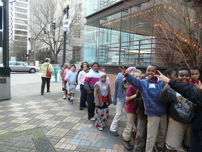 Students from Rosa Parks Elementary