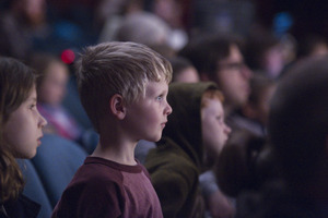 Students enthralled by live theater