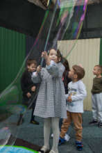 Outside playtime, when the safety situation allows